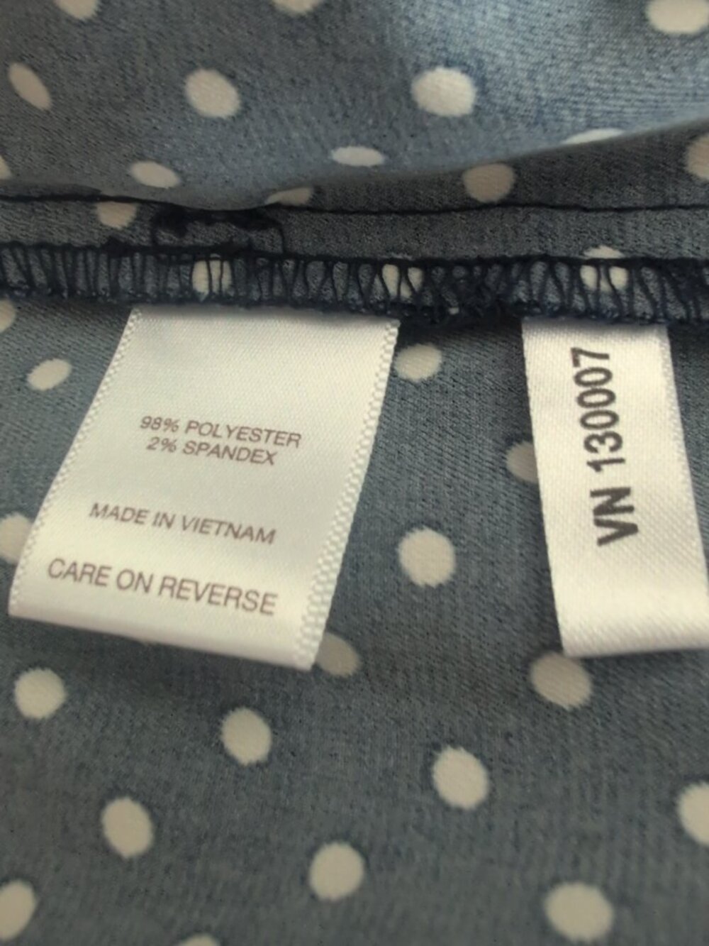 Eva Mendes New York Company High Waist Wide Leg Pants Polka Dot Pattern Sz M - Picture 5 of 7